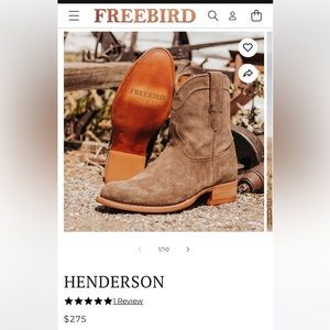 Men’s size 9 Freebird Henderson Boots